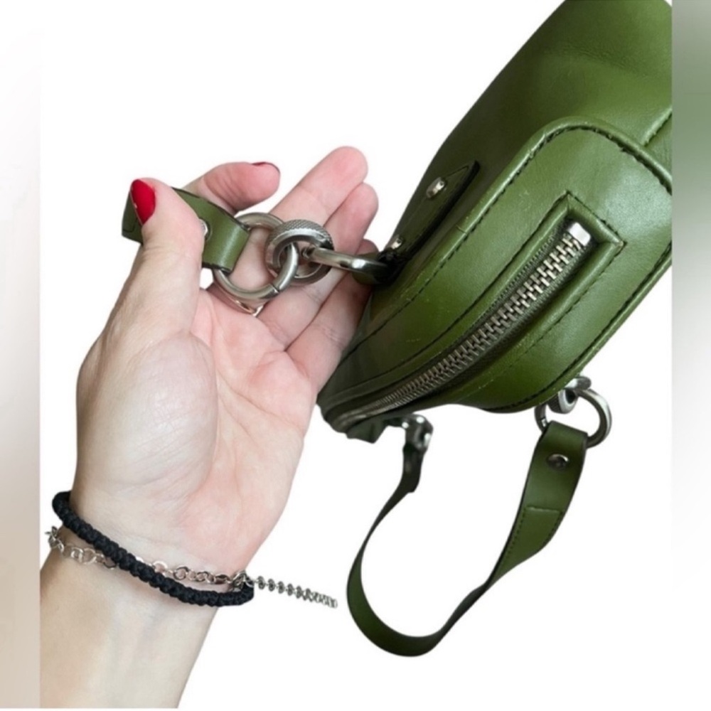 ANN TAYLOR Vintage Green Shoulder Bag - Picture 5 of 10